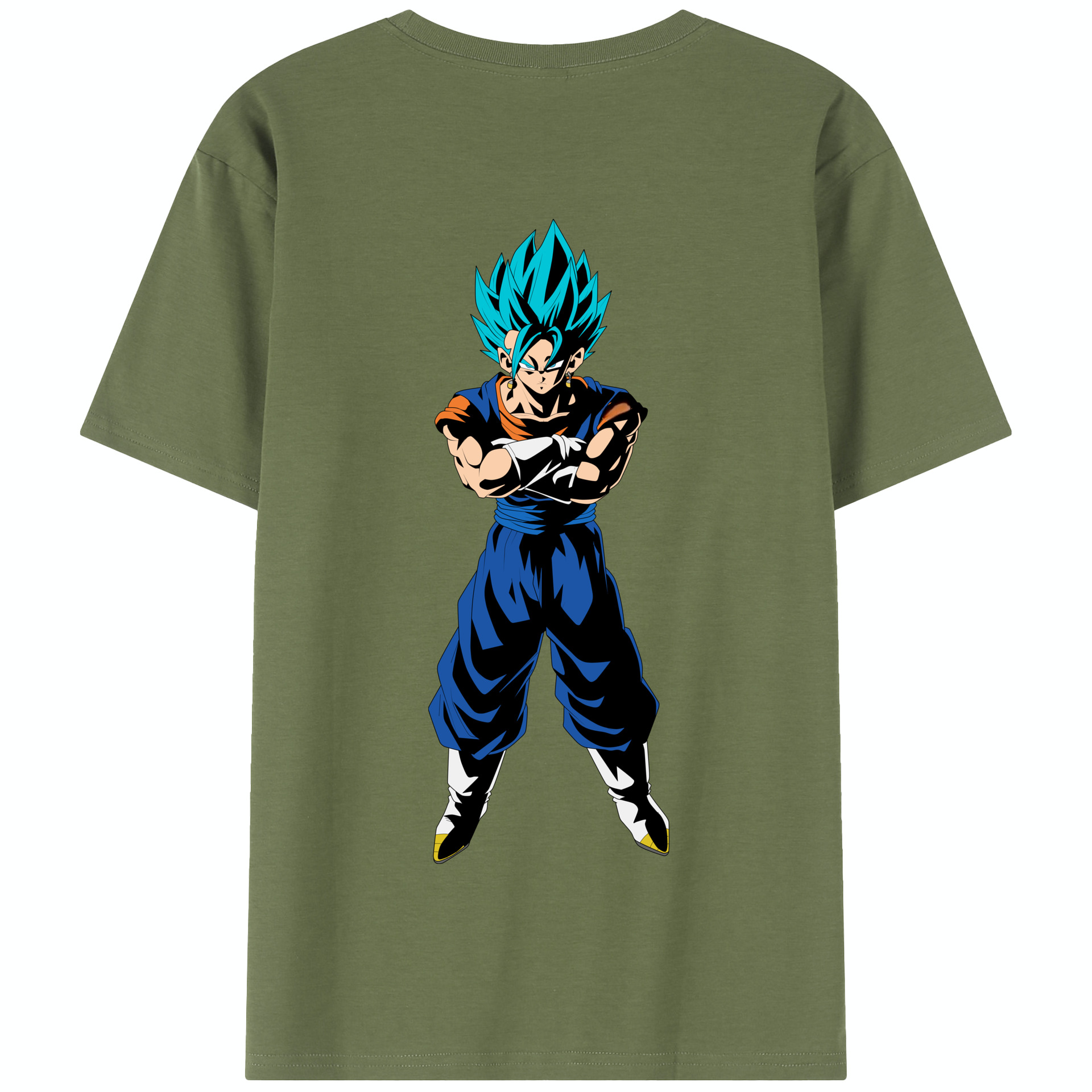 （画像用） ドラゴンボール ベジット DRAGON BALL Vegetto 綿100％半袖Tシャツ（背面プリント）